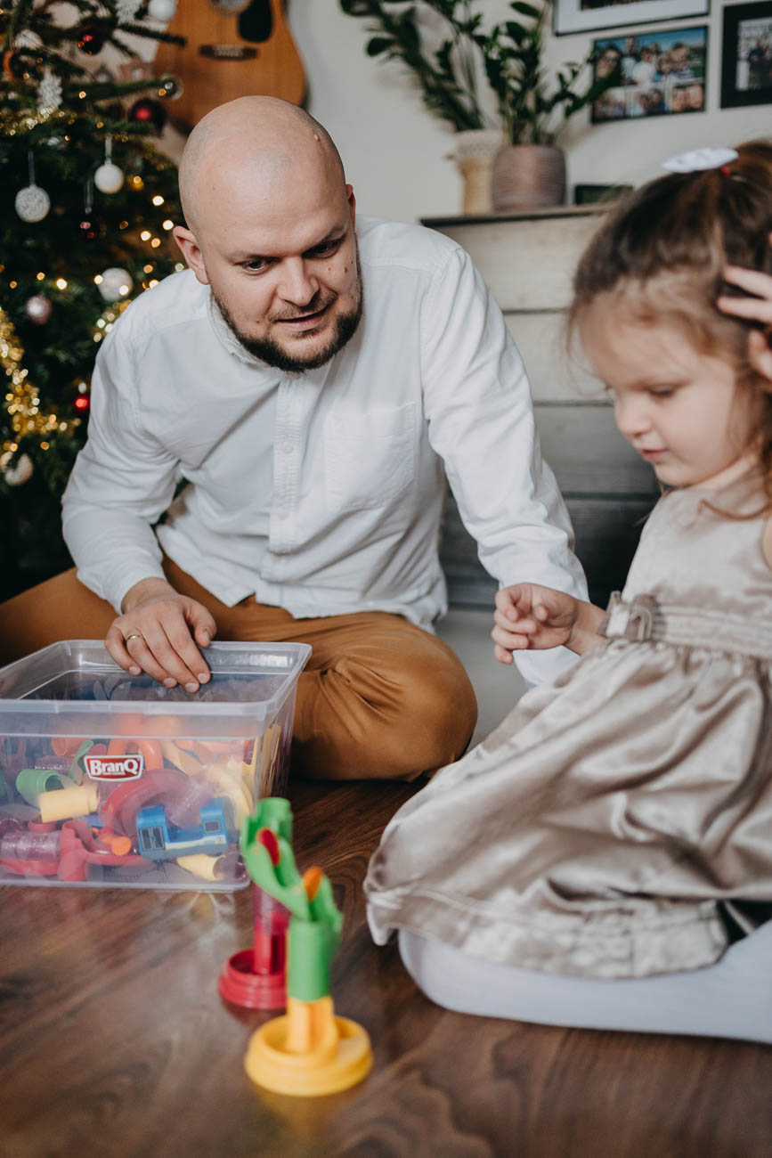 Sesja świąteczna w domu | Kraków 2 sesja świąteczna w domu