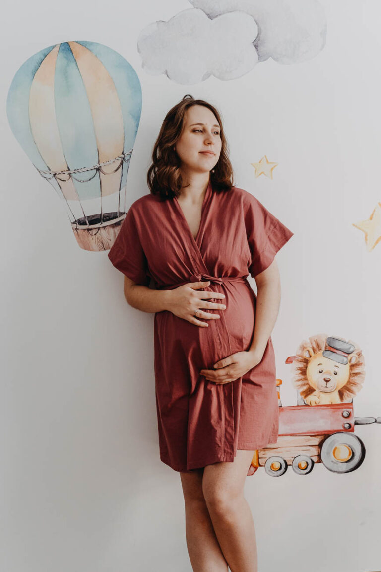 Sesja ciążowa w domu