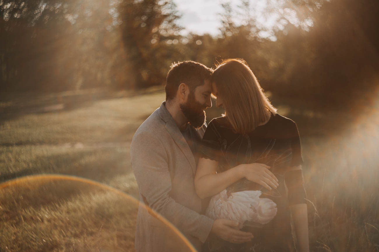 Sesja ciążowa. w plenerze